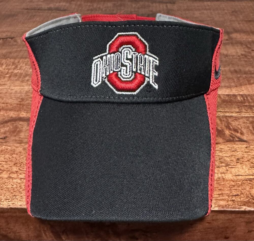 Nike Ohio State Buckeyes Hat Cap Visor Running Golf